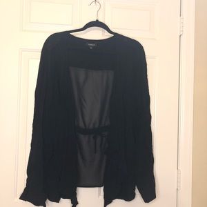 Torrid Sheer Back Cardigan